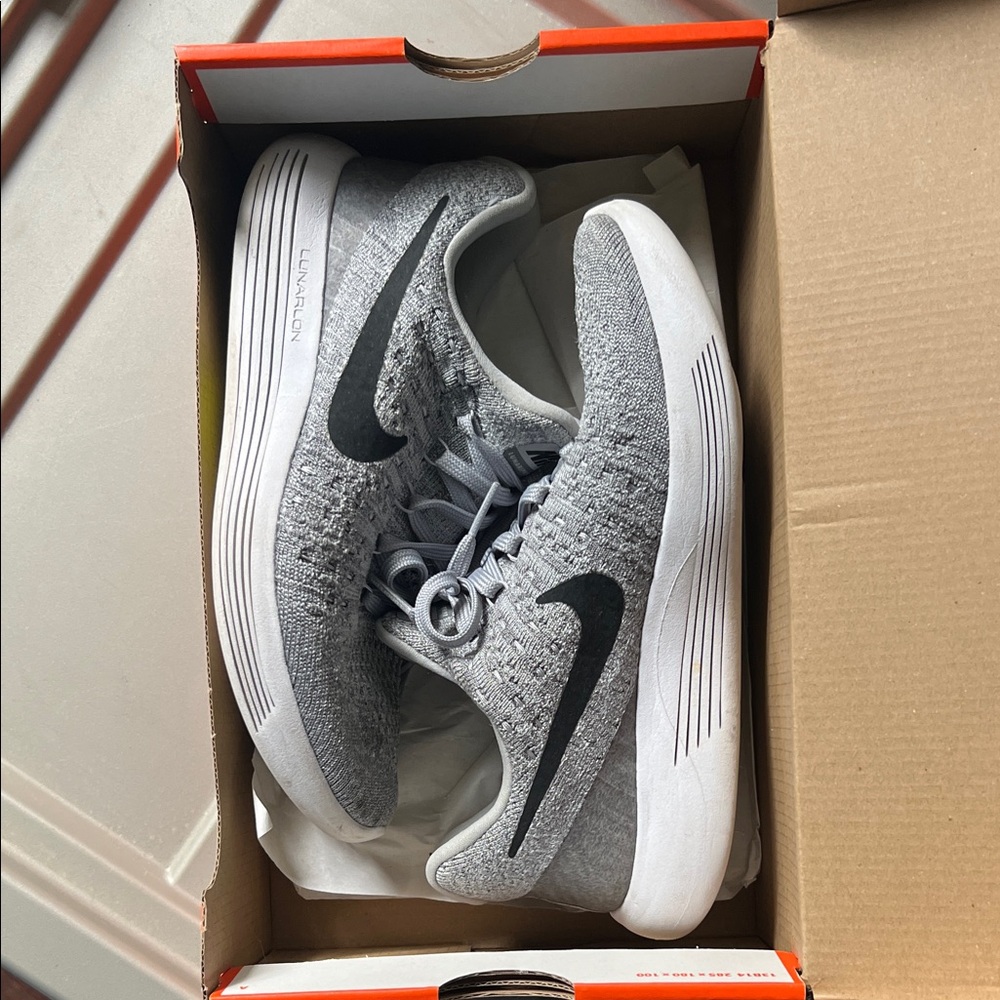 Nike Gray and Black Athletic Shoes